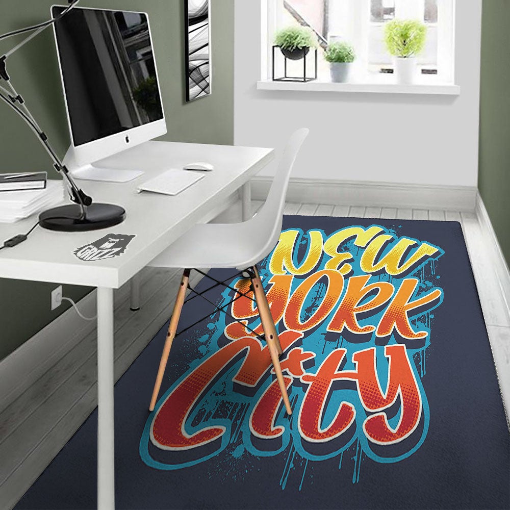 Graffiti NYC Print Floor Mat-grizzshop