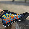 Graffiti NYC Print High Top Shoes-grizzshop