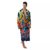 Graffiti NYC Print Men's Robe-grizzshop