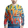 Graffiti NYC Print Men's Sweatshirt-grizzshop