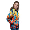 Graffiti NYC Print Women's Hoodie-grizzshop