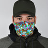 Graffiti Pattern Print Face Mask-grizzshop