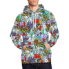 Load image into Gallery viewer, Graffiti Pattern Print Men Pullover Hoodie-grizzshop
