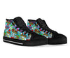 Graffiti Pattern Print Men Women's High Top Shoes-grizzshop