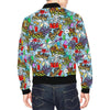 Graffiti Pattern Print Men's Bomber Jacket-grizzshop