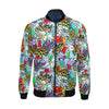 Graffiti Pattern Print Men's Bomber Jacket-grizzshop