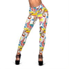 Graffiti Pattern Print Women Leggings-grizzshop