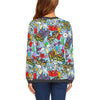 Graffiti Pattern Print Women's Sweatshirt-grizzshop