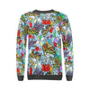 Graffiti Pattern Print Women's Sweatshirt-grizzshop