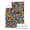 Graffiti Print Pattern Blanket-grizzshop