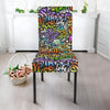 Graffiti Print Pattern Chair Cover-grizzshop