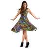 Graffiti Print Pattern Dress-grizzshop