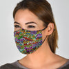 Graffiti Print Pattern Face Mask-grizzshop