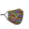 Graffiti Print Pattern Face Mask-grizzshop