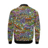 Graffiti Print Pattern Men's Bomber Jacket-grizzshop