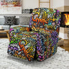 Graffiti Print Pattern Recliner Cover-grizzshop