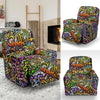 Graffiti Print Pattern Recliner Cover-grizzshop