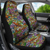 Graffiti Print Pattern Universal Fit Car Seat Cover-grizzshop