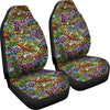 Graffiti Print Pattern Universal Fit Car Seat Cover-grizzshop