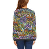 Graffiti Print Pattern Women's Sweatshirt-grizzshop