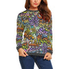 Graffiti Print Pattern Women's Sweatshirt-grizzshop