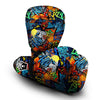 Graffiti Retro Print Pattern Boxing Gloves-grizzshop