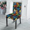 Graffiti Retro Print Pattern Dining Chair Slipcover-grizzshop