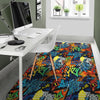 Graffiti Retro Print Pattern Floor Mat-grizzshop