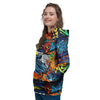 Graffiti Retro Print Pattern Women's Hoodie-grizzshop