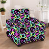 Graffiti Skull Armchair Cover-grizzshop