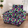 Graffiti Skull Armchair Cover-grizzshop