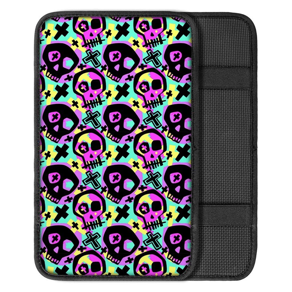 Graffiti Skull Car Console Cover-grizzshop
