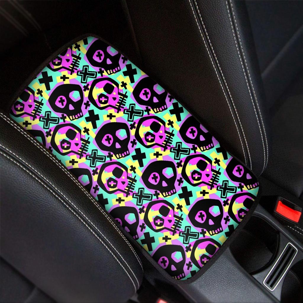 Graffiti Skull Car Console Cover-grizzshop