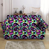 Graffiti Skull Loveseat Cover-grizzshop