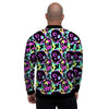 Graffiti Skull Men's Bomber Jacket-grizzshop