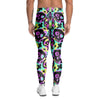 Graffiti Skull Men's Leggings-grizzshop