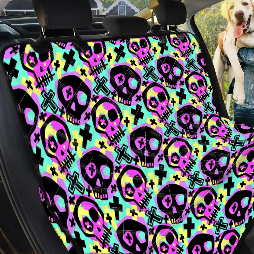 Graffiti Skull Pet Car Seat Cover-grizzshop