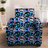 Graffiti Skull Print Armchair Cover-grizzshop