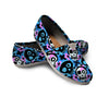 Graffiti Skull Print Canvas Shoes-grizzshop