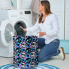 Graffiti Skull Print Laundry Basket-grizzshop