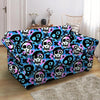 Graffiti Skull Print Loveseat Cover-grizzshop