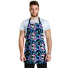 Graffiti Skull Print Men's Apron-grizzshop