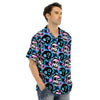 Graffiti Skull Print Men’s Hawaiian Shirt-grizzshop