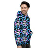 Graffiti Skull Print Men's Hoodie-grizzshop