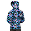 Graffiti Skull Print Men's Hoodie-grizzshop