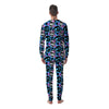 Graffiti Skull Print Men's Pajamas-grizzshop