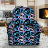 Graffiti Skull Print Recliner Cover-grizzshop