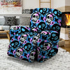 Graffiti Skull Print Recliner Cover-grizzshop