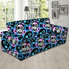 Graffiti Skull Print Sofa Cover-grizzshop