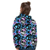 Graffiti Skull Print Women's Hoodie-grizzshop